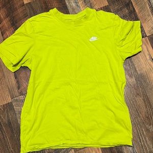 Lime green Nike t- shirt